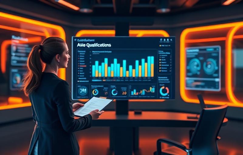 Equipe de vendas B2B em sessão de Sales Enablement, treinamento contínuo, revisão de playbook e análise de métricas em tempo real